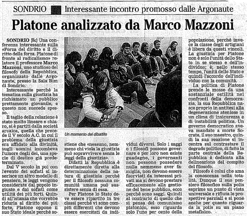 2007-02-08 Platone analizzato da Marco Mazzoni