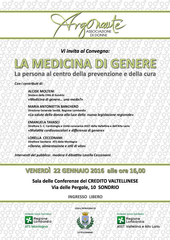 La medicina di genere Locandina