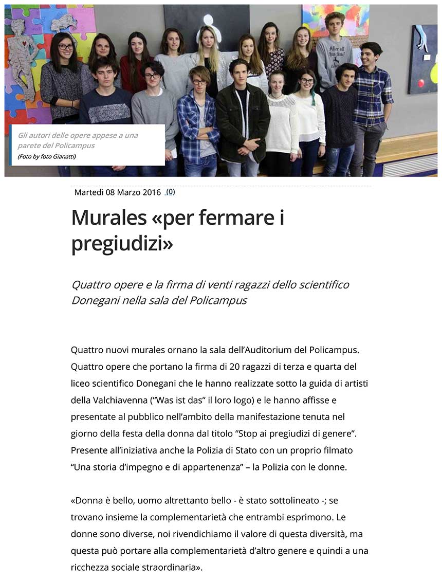 2016-03-08Murales “per fermare i pregiudizi”