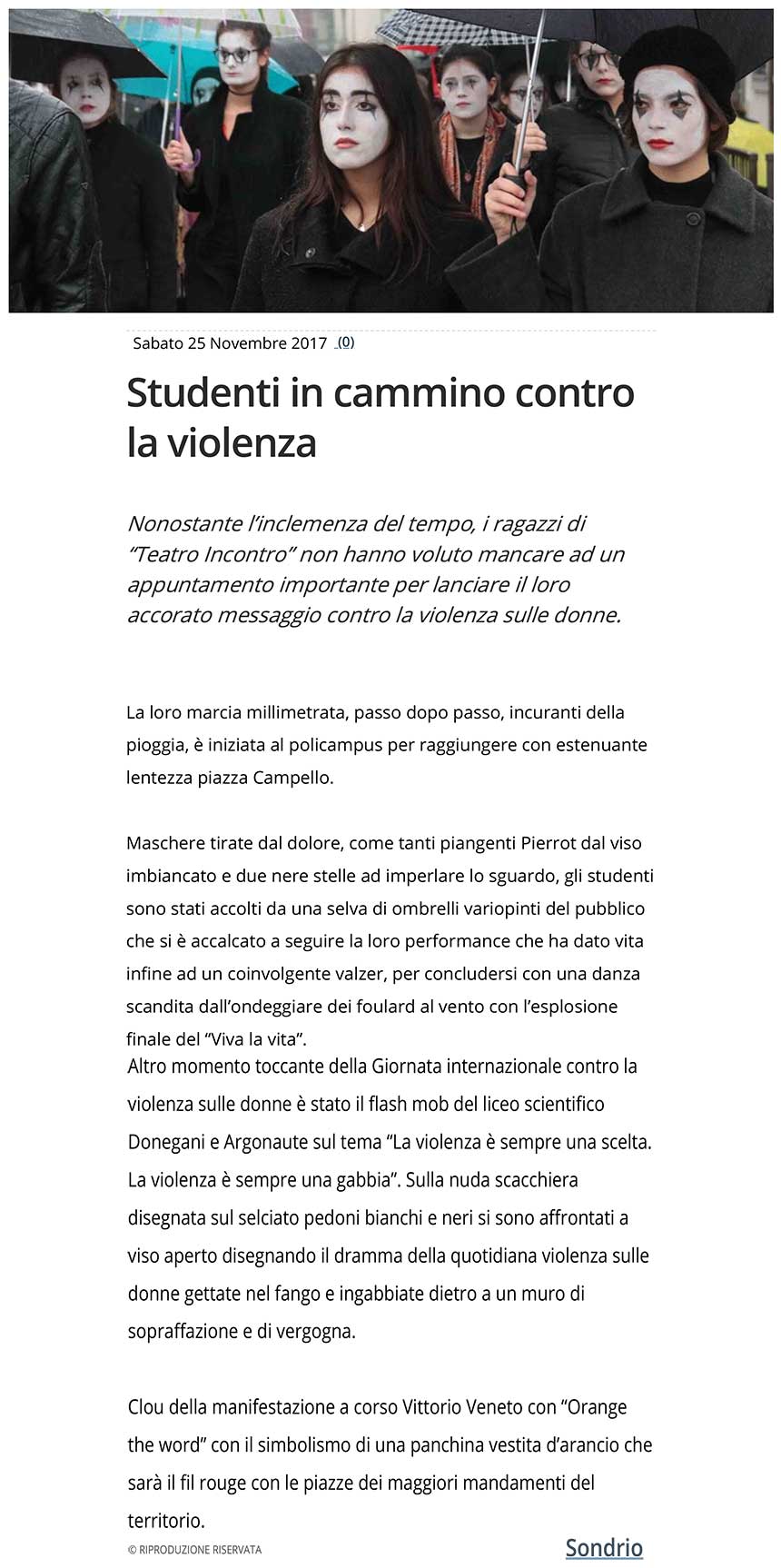 2017-11-25 Studenti in cammino contro la violenza