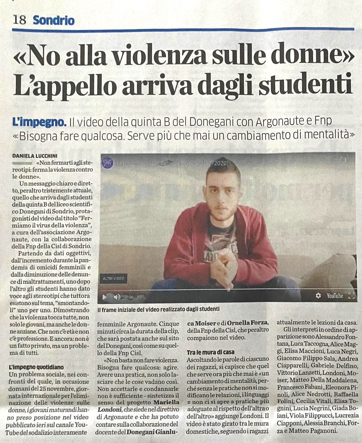 L'appello arriva dagli studenti